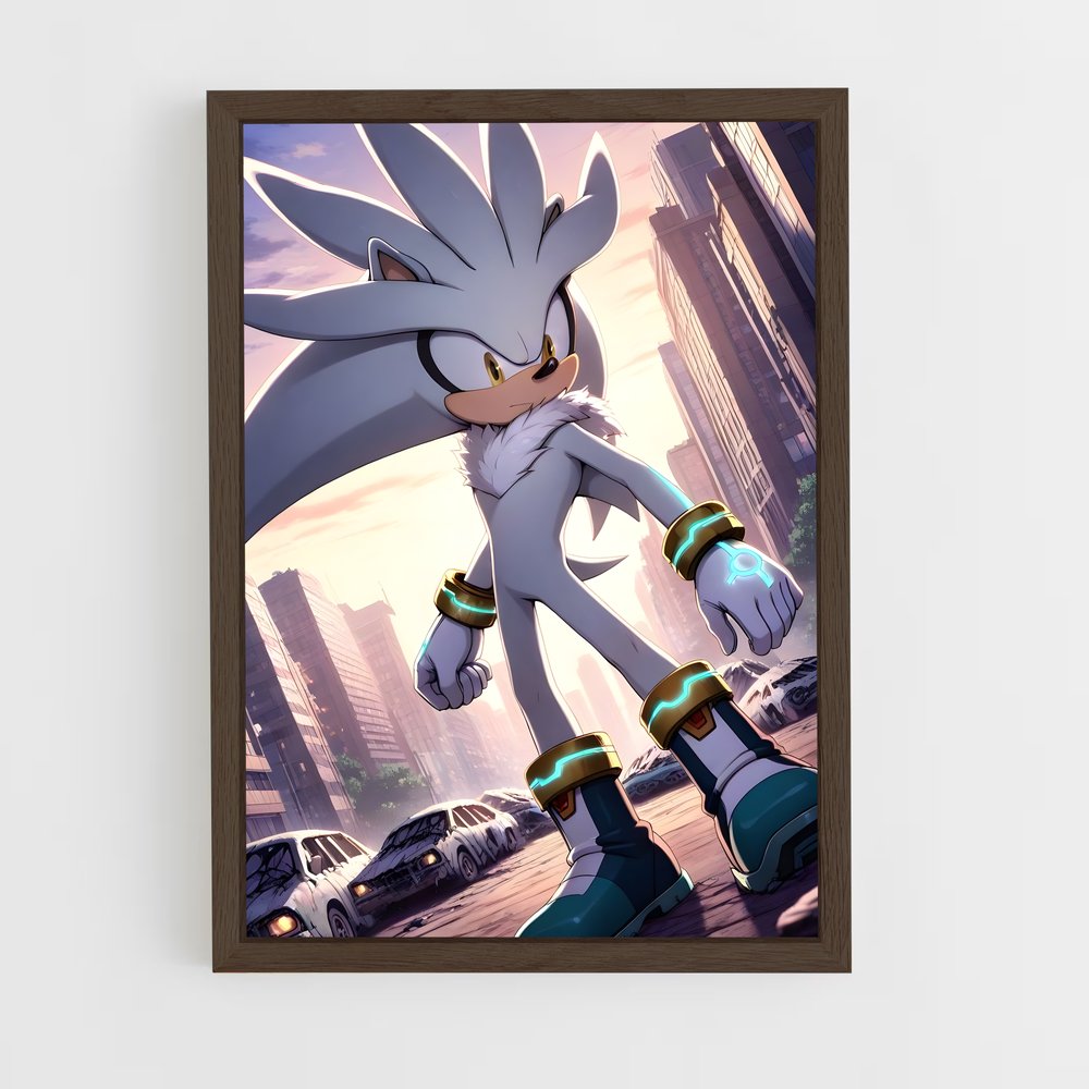 Poster Silver Speedster – affiche Sonic (vue 5)